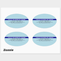Highlighted Business Name on Light Blue