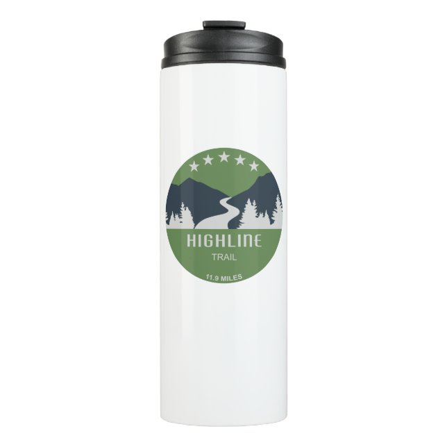 Highline Trail Glacier National Park Thermal Tumbler (Front)
