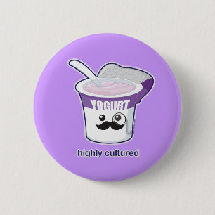 Highly Cultured 2 Inch Round Button