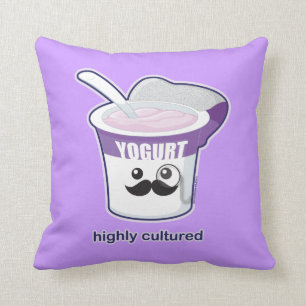 Highly Cultured Throw Pillow