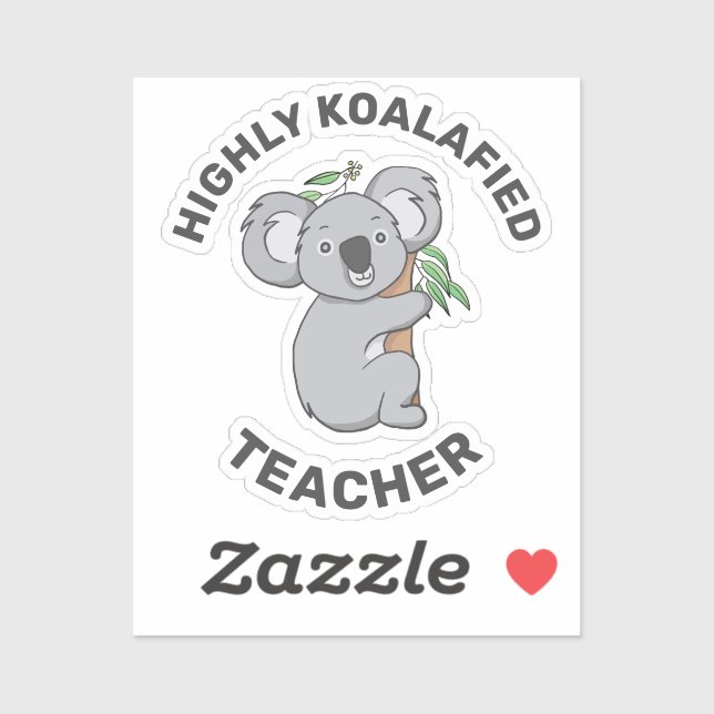Highly Koalafied Koala Qualified Teacher Contour (Sheet)
