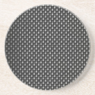 Highly Realistic Carbon Fibre Textured Coaster