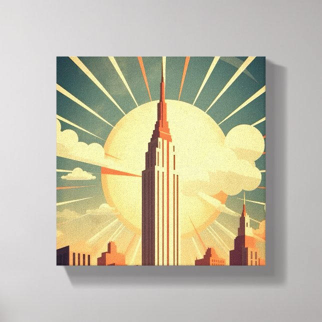 Hightower Sunrise Canvas Print (Front)