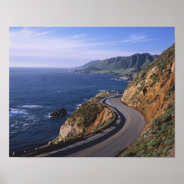 Highway 1 along the California Coast near Poster (Front)