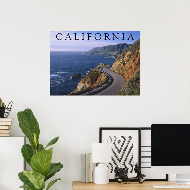 Highway 1 | Carmel California Poster (Home Office)