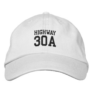 Highway 30A Embroidered Baseball Hat