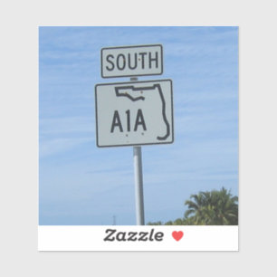 Highway A1A South sign Key West Photo
