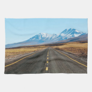 Highway landscape kitchen towel
