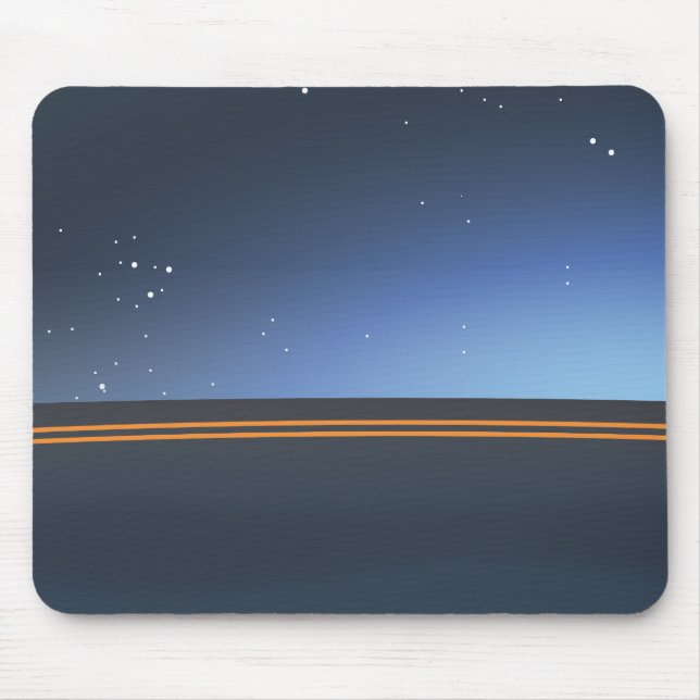 Highway Midnight Mouse Pad (Front)