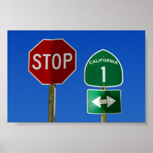 Highway One California Poster
