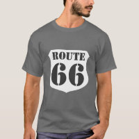 Highway sign t-shirt - Route 66 - Customizable