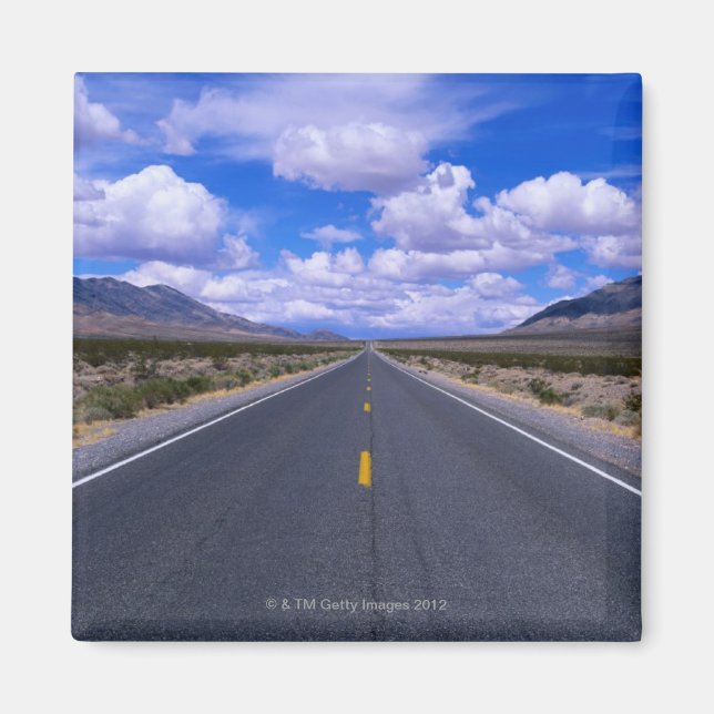 Highway Through Death Valley, California Magnet (Front)