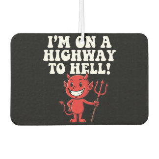 Highway to Hell Air Freshener