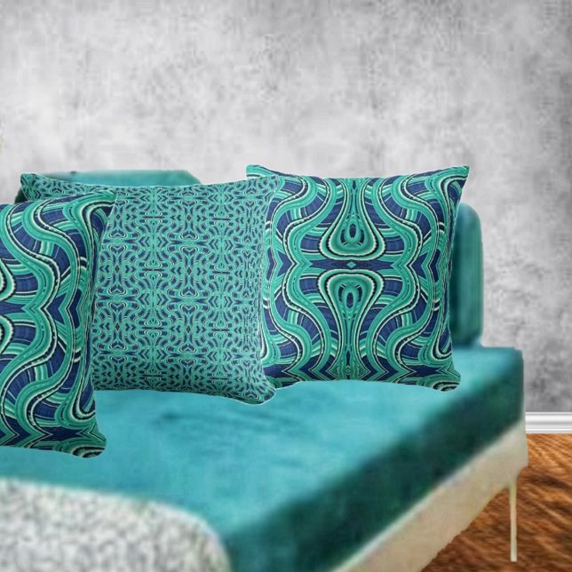 Highways II Throw Pillow (This Highways Throw Pillow has two different sides, for a variety of looks to your decor!)
