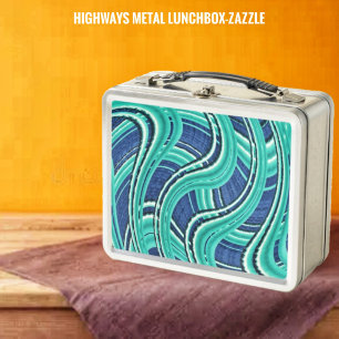 Highways  metal lunch box