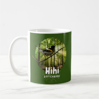 Hihi bird - endangered nz stitchbird mug