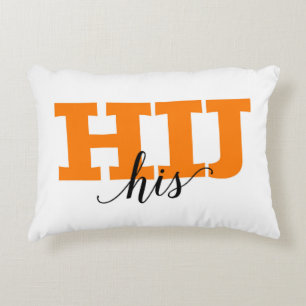 Hij / His Dutch Holland Vocabulary Words Decorative Pillow
