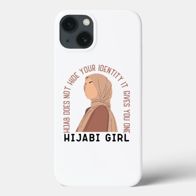 Hijab does Not Hide your Identity - Hijabi Woman Case-Mate iPhone Case (Back)
