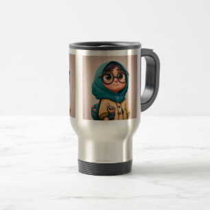 Hijab Girl Travel/Commuter Mug, 15 oz Travel Mug