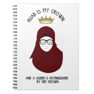 Hijab is my crown - BUR - GLASSES Notebook