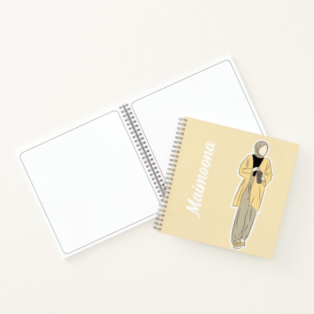 Hijabi Diaries: A Journey of Faith and Reflection Notebook (Inside)