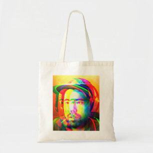 Hikaru Nakamura Concentrate Psychedelic Tote Bag
