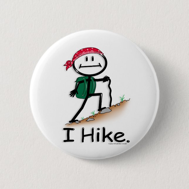 Hike 2 Inch Round Button (Front)