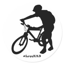Hike-a-bike sticker