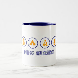 Hike Alaska Two-Tone Coffee Mug