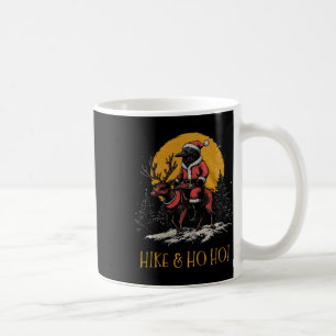 Hike And Ho Ho Camping Hiking Wilderness Christmas Coffee Mug