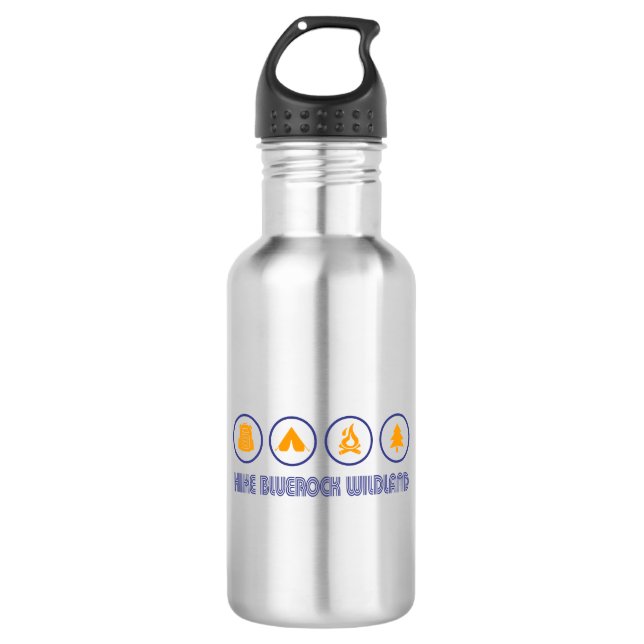 Hike Bluerock Wildland Provincial Park 532 Ml Water Bottle (Front)