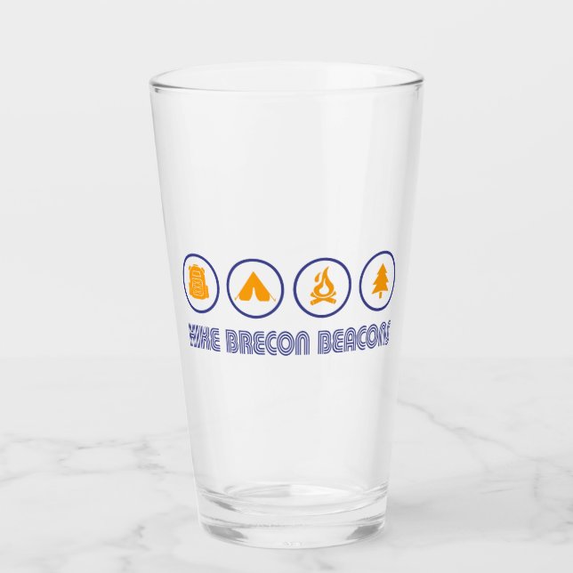 Hike Brecon Beacons National Park Glass (Front)
