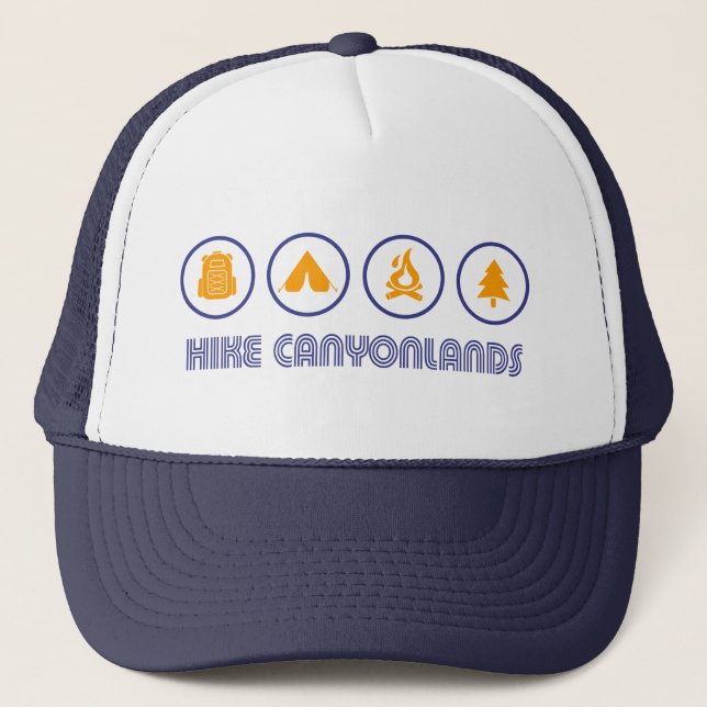 Hike Canyonlands National Park Trucker Hat (Front)