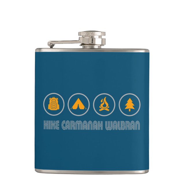 Hike Carmanah Walbran Provincial Park Hip Flask (Front)