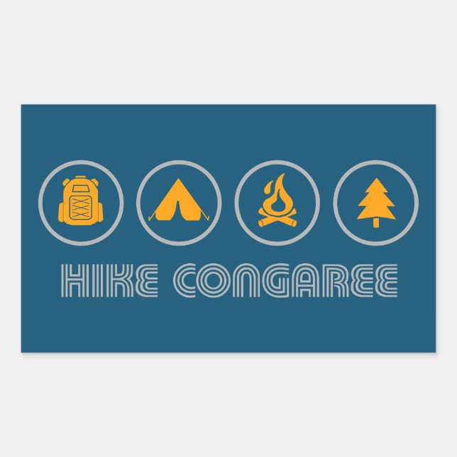 Hike Congaree National Park Sticker (Front)
