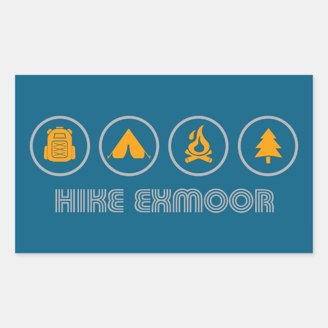 Hike Exmoor National Park Sticker (Front)