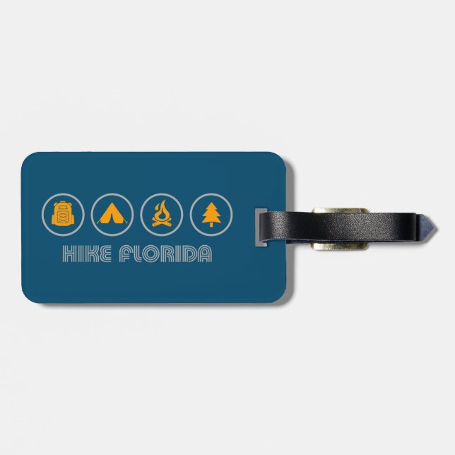 Hike Florida Luggage Tag (Back Horizontal)