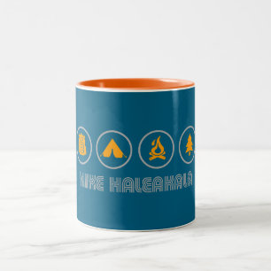 Hike Haleakala National Park Two-Tone Coffee Mug