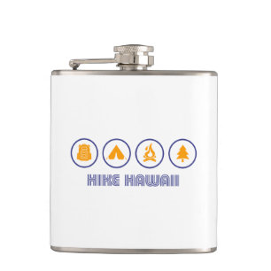 Hike Hawaii Hip Flask