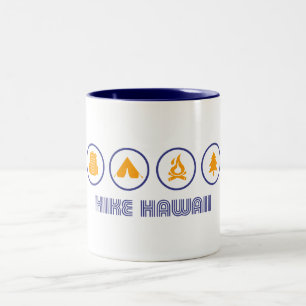 Hike Hawaii Two-Tone Coffee Mug