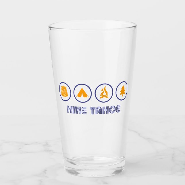 Hike Lake Tahoe Glass (Front)