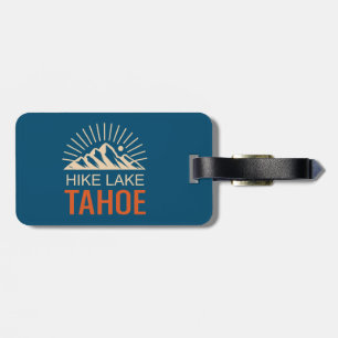 Hike Lake Tahoe Sunburst Luggage Tag