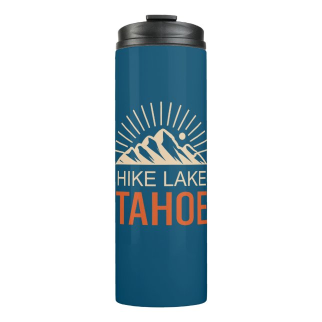 Hike Lake Tahoe Sunburst Thermal Tumbler (Front)