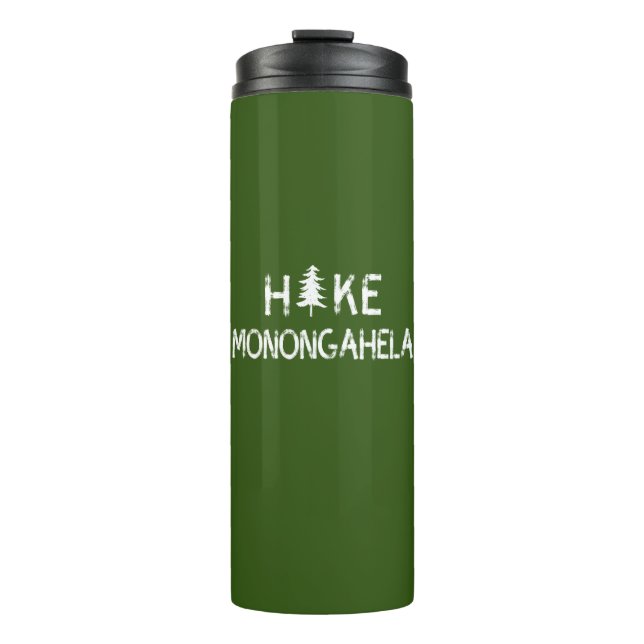 Hike Monongahela West Virginia Tree Thermal Tumbler (Front)