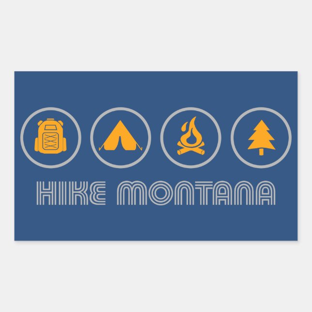 Hike Montana Sticker (Front)
