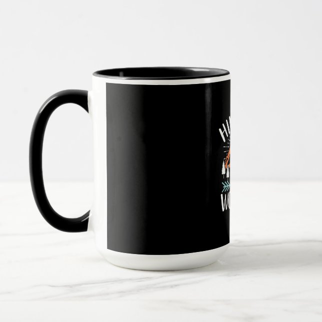 Hike More And Worry Less Mug (Left)