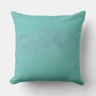 Hike More Mountains Throw Pillow