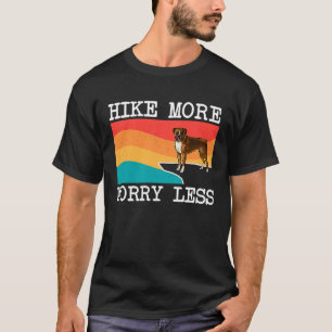 Hike More Worry Less Boxer Graphic Hiking T-Shirt