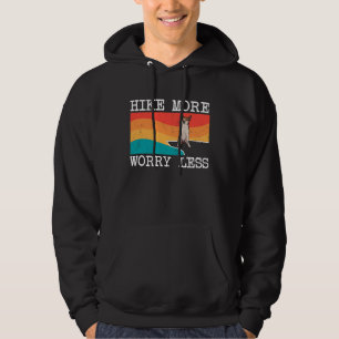 Hike More Worry Less Norwegian Lundehund Graphic H Hoodie