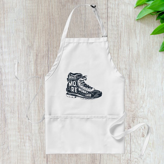 Hike More Worry Less Standard Apron (Creator Uploaded)